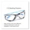 3M Reader Safety Glasses, Blue Wraparound Magnifier Frame, Clear Lens, Anti-Fog & Anti-Scratch Coating 7100046796 - alternate 5